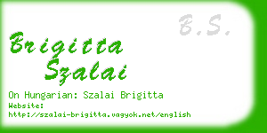 brigitta szalai business card